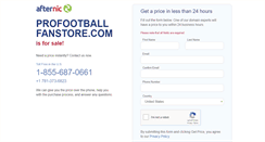 Desktop Screenshot of profootballfanstore.com